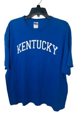 Kentucky Wildcats Shirt Blue Short Sleeve Men XL